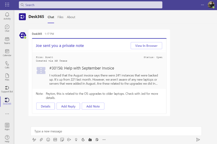 Desk365-Get notified instantly.